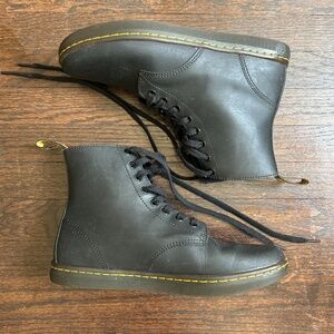 Dr. Martens Tobias Greasy Black Boot
